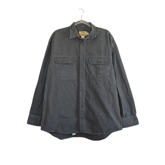 Cabela's Other - Cabela's Deerskin Chamois Heavy Flannel Button XL Tall Hunting Hunt Vintage